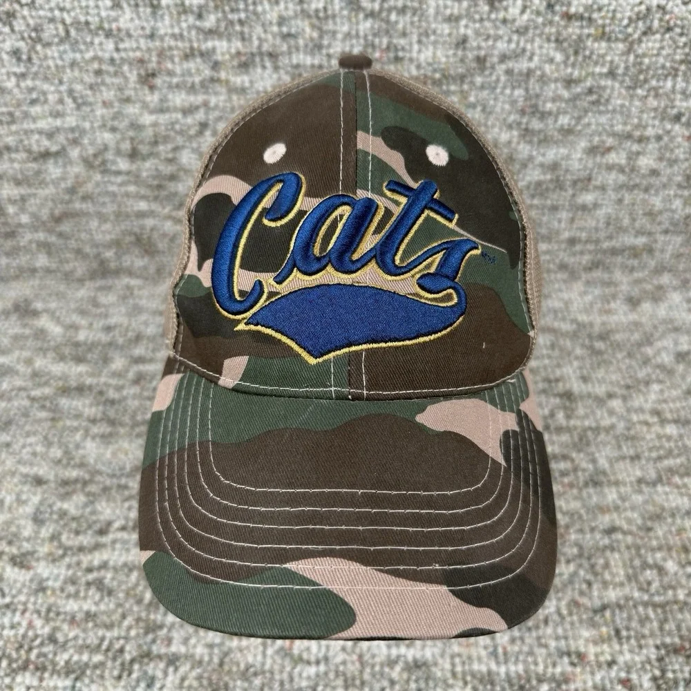 Hamilton Group Montana State Bobcats CATS Adjustable Baseball Hat Cap Camo